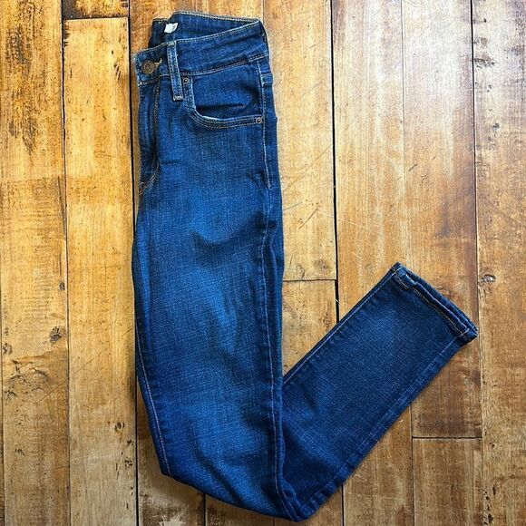 Levis jeans size 26 Skinny Blue Jeans denim jeans womens Vintage Slim - Picture 1 of 8